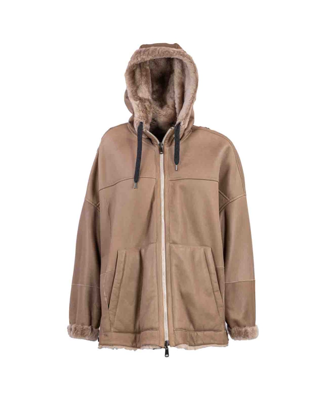 shop BRUNELLO CUCINELLI Saldi Montone: Brunello Cucinelli parka reversibile in shearling con Shiny Trim.
Chiusura con zip e doppio cursore.
Cappuccio regolabile con coulisse.
Tasche basse con zip.
Decorazione in monile Nickel-free.
Composizione: 100% Pelle.
Fabbricato in Italia.. MPMRA2595-C8487 number 6431292